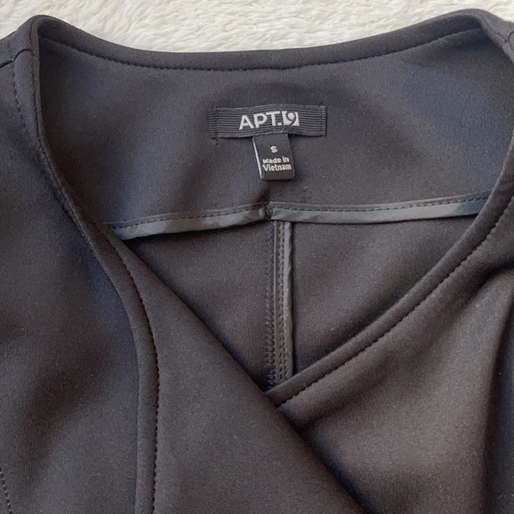 Black jacket , black zipper jacket - Picture 4 of 5